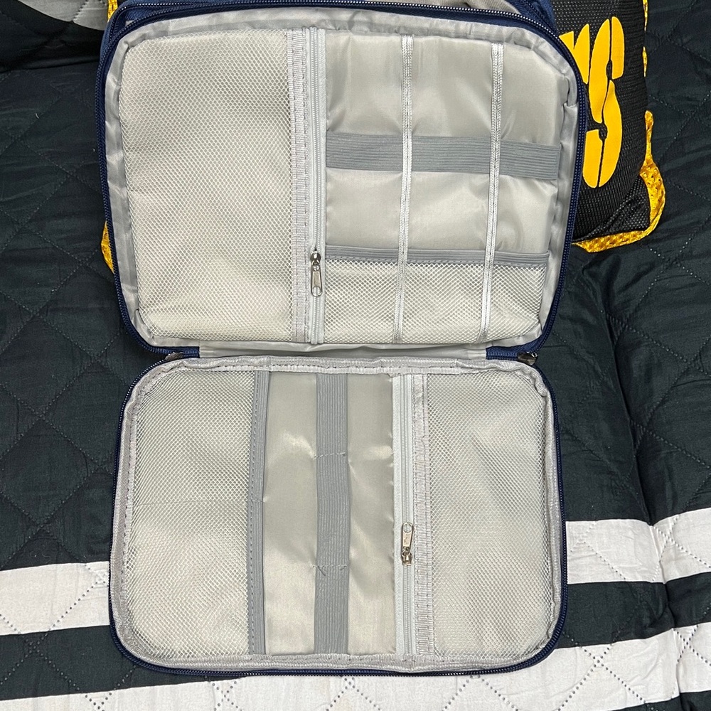 Blue Electronics Bag - image 3